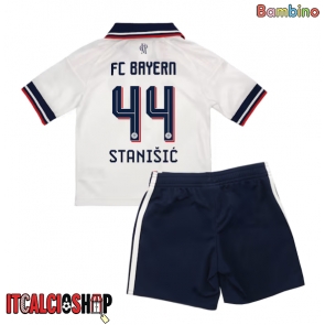 Bayern Munich Josip Stanisic #44 Seconda Maglia Bambino 2026-27 Manica Corta (+ Pantaloni corti)